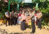 Siswa SIP 54 Gelombang 2 RCDL Polda Sulsel Gelar Bansos di Panti Asuhan Annaser Timur-timur Makassar